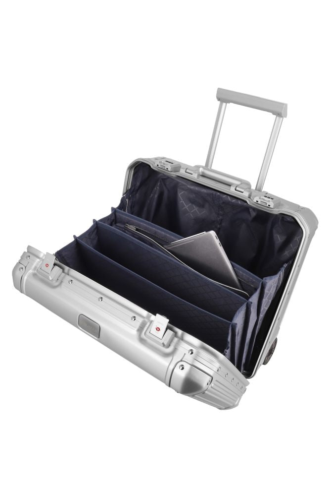 Geschäfts Trolley-Koffer - Silber - Small
